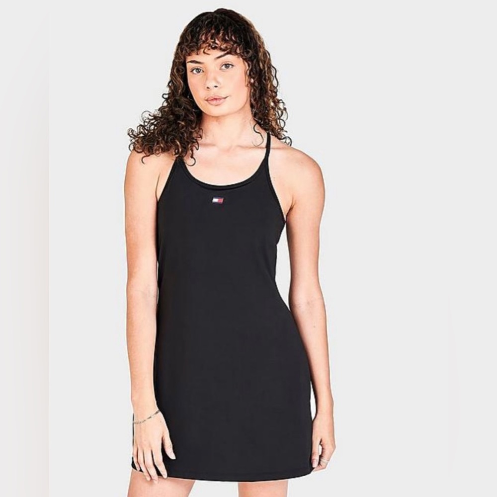 Women’s Tommy Hilfiger Sport Sleeveless Strappy Black Dress! Brand New!